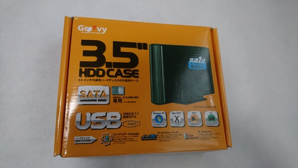 GROOVY 3.5インチHDD CASE SATA2-CASE3.5 BK